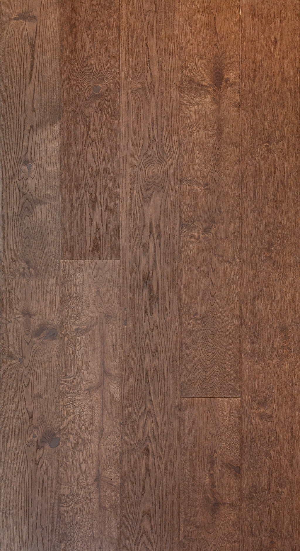 Dąb Rustic Brown lakier, szczotka, faza V4