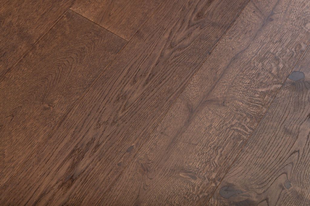 Dąb Rustic Brown lakier, szczotka, faza V4