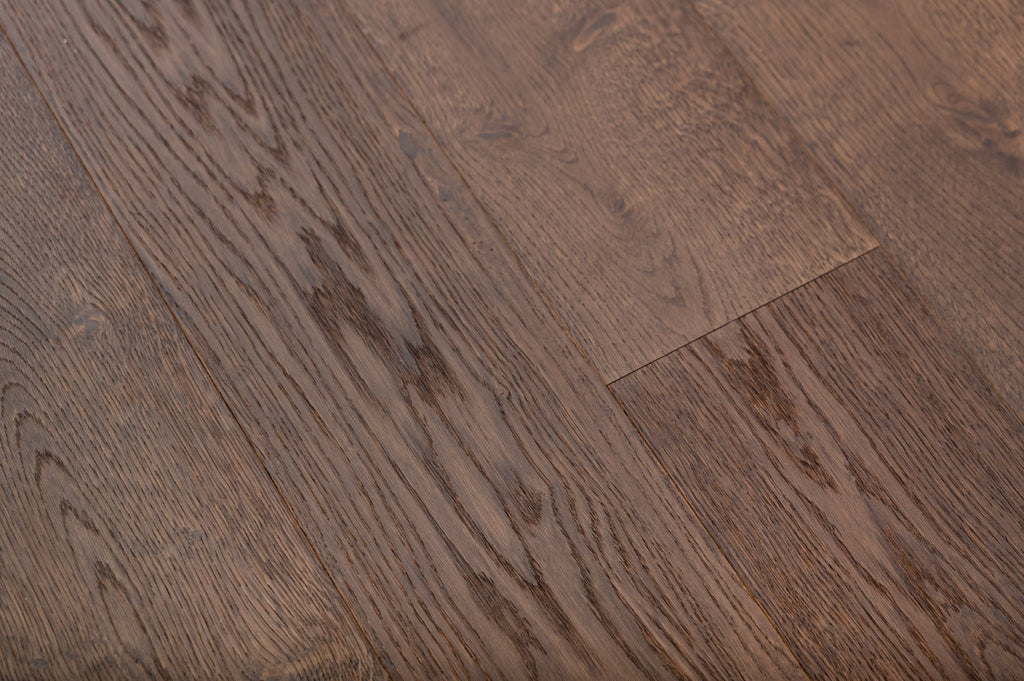 Dąb Rustic Brown lakier, szczotka, faza V4