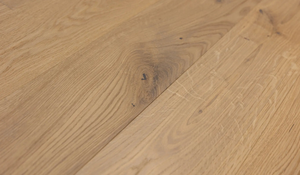 Deska Dąb Rustic White olej naturalny, szczotka, faza V4