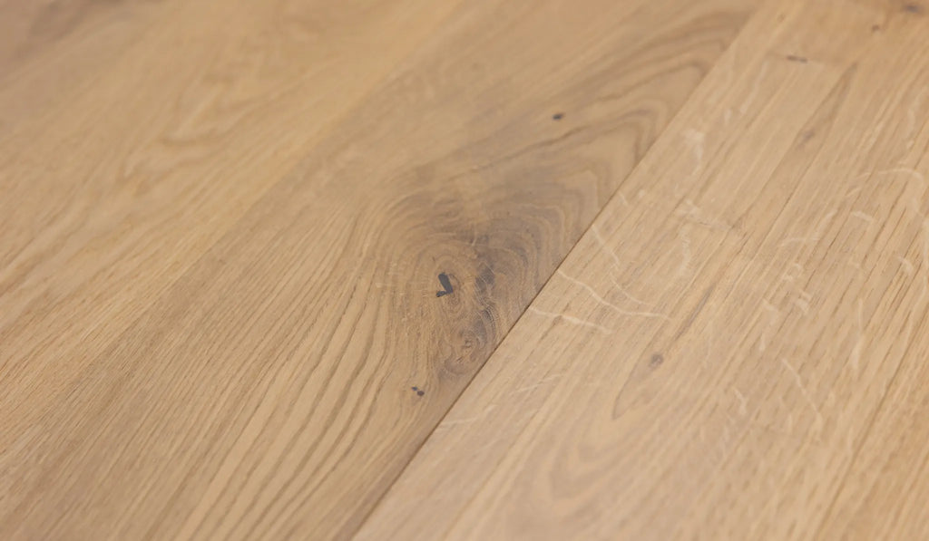 Deska Dąb Rustic White olej naturalny, szczotka, faza V4