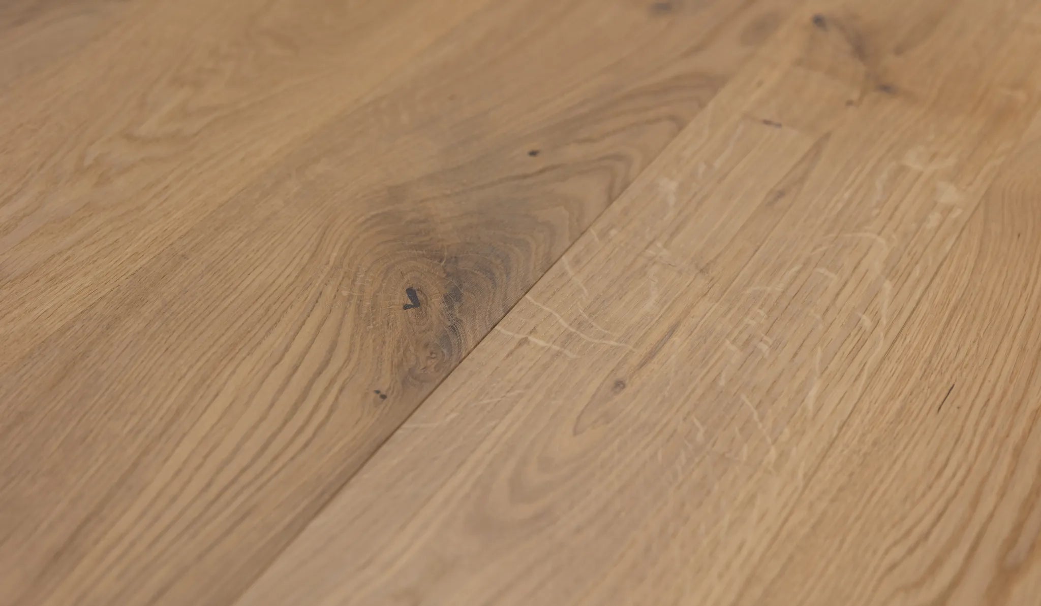 Deska Dąb Rustic White olej naturalny, szczotka, faza V4