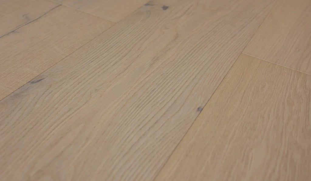 Dąb Rustic New White olej UV, szczotka, faza V4